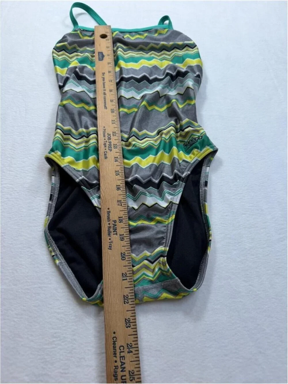 Speedo Girls' Zigzag One-Piece Cutout Swimsuit